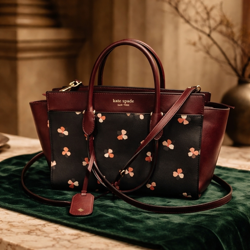 Kate Spade Cameron Dusk Buds Ditsy Bag NEW